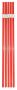 Shooting Stars Red Balloon Poles = Set 5 or 5 Red & 5 White - Ships 1 Wk after order